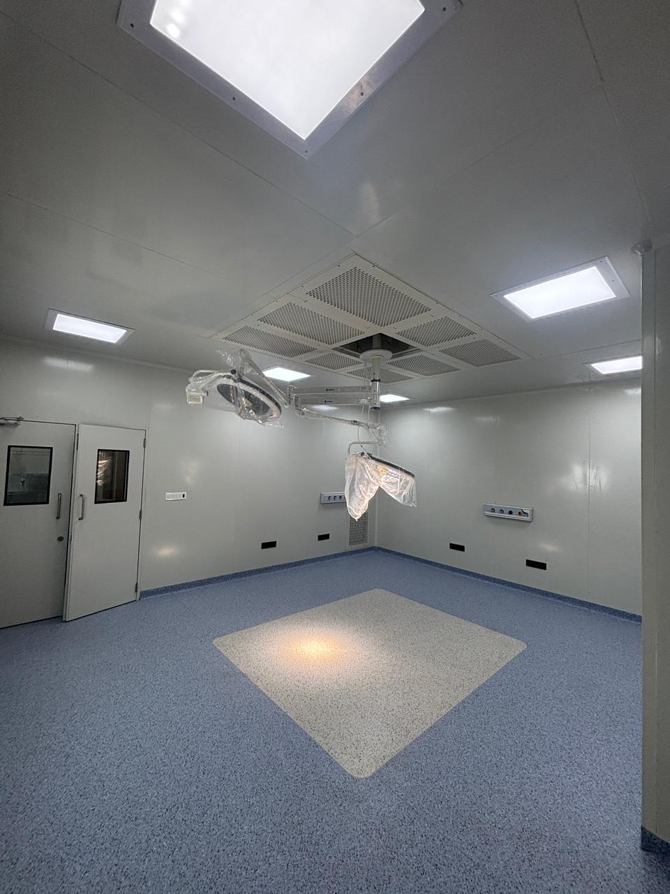 Medical facility hallway